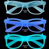 Неоновые светящиеся очки УФ-абсорбция черного света Светящиеся очки для вечеринок 5 цветов Светятся в темноте Украшения для дня рождения и свадьбы Товары для вечеринок