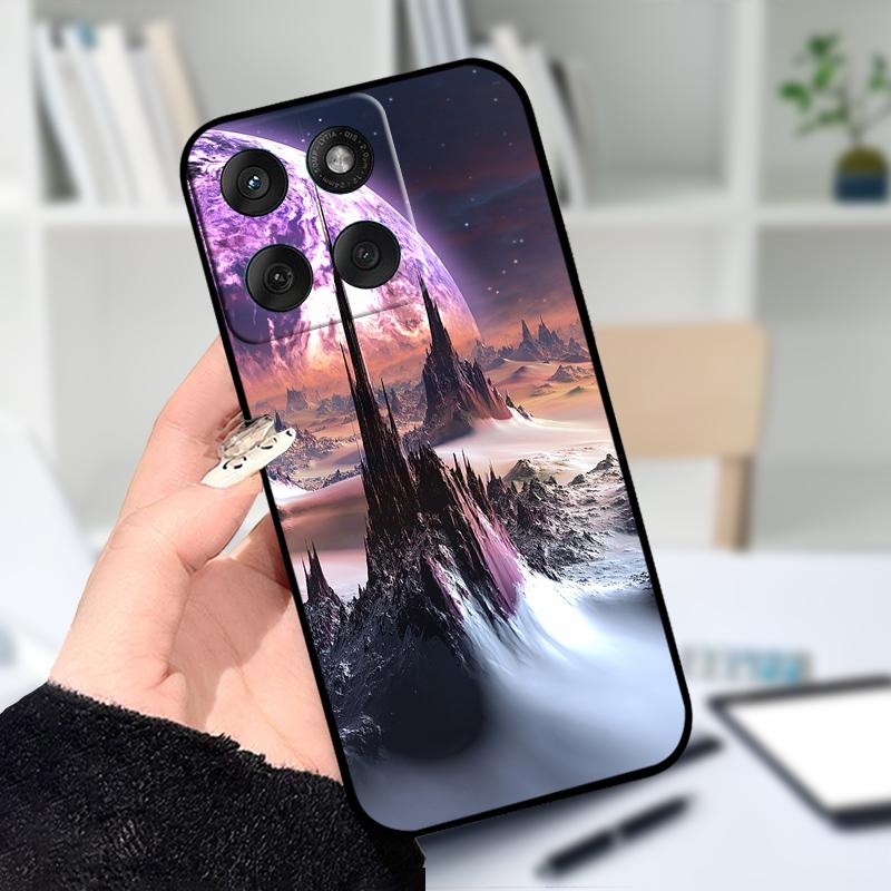 Для Motorola Edge 60 Fusion Мягкий чехол XT2503-4 Милый мультяшный силиконовый TPU чехол для телефона Для Moto Edge 60Fusion 5G Защитный Fundas