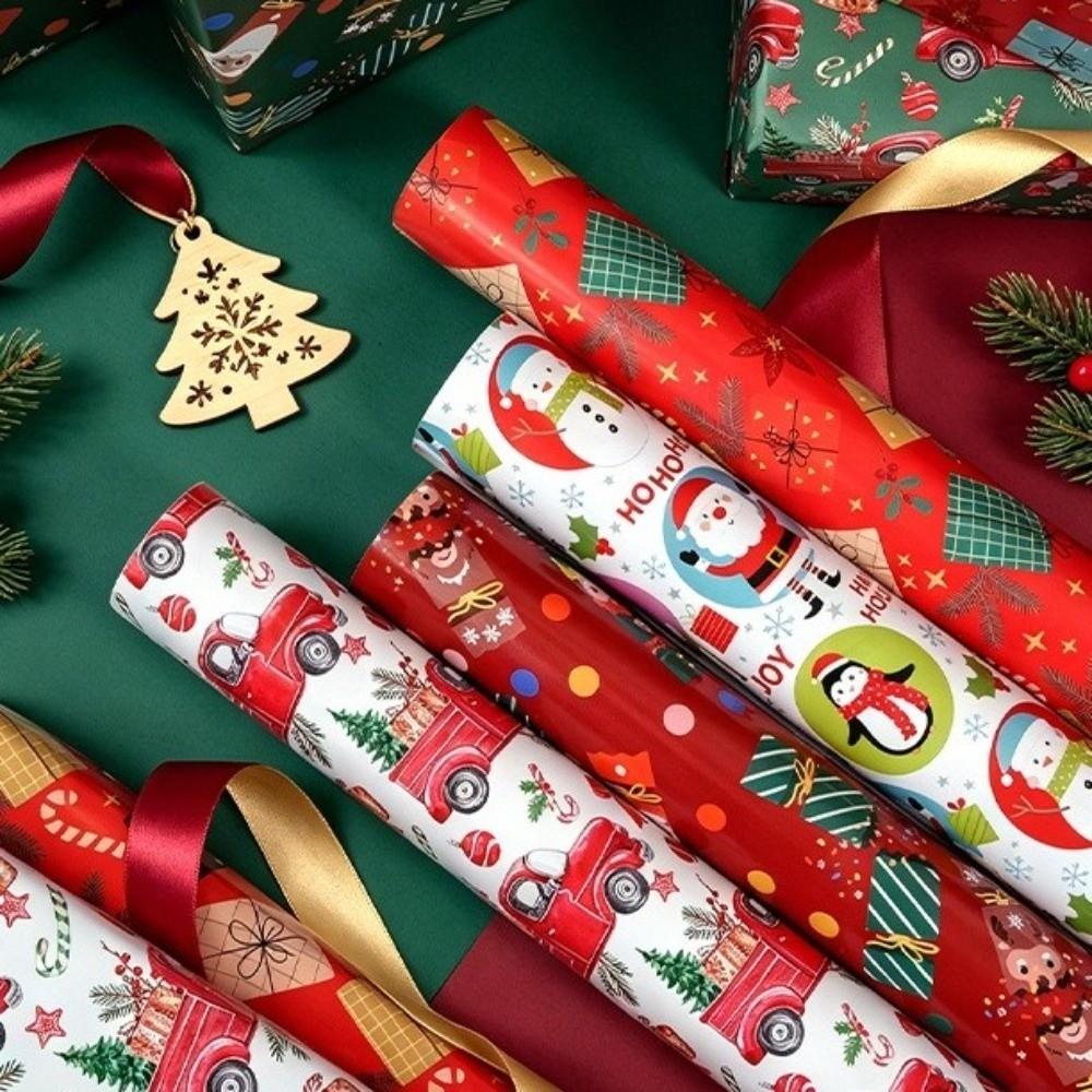 Copperplate Paper Wrapping Paper Red Background Gift Wrapping Paper  Festive Party Supplies
