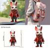 Rabbit Cartoon Cute Pattern Acrylic Pendant For Car Decoration Accessories
