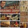 Beer Decorative Plate Bar Industrial Decoration Old Retro Poster Home Bar Cafe Club Wall Metal Plate Classic Wall Metal Signs