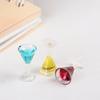 Cocktail Doll Toy Doll House Accessories Mini Fruit Tea Scene Model Miniature Food Play Shooting