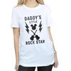 Disney Womens/Ladies Mickey Mouse Daddy´s Rock Star Cotton Boyfriend T-Shirt