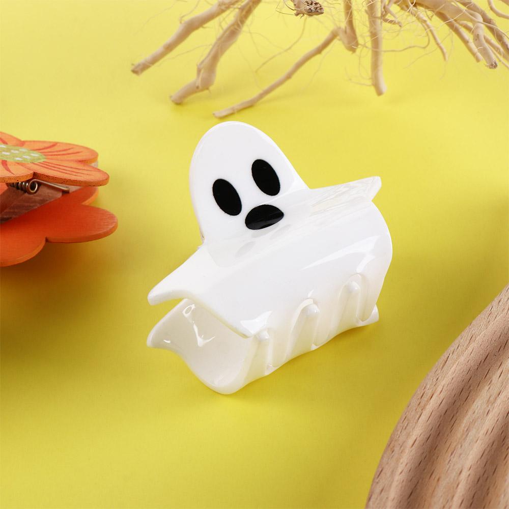 Acrylic Pumpkin Hair Claw Pumpkin Pumpkin Crab Clip Creative Ghost Claw Clip Holiday