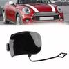 Front Bumper Tow Hook Eye Cap Cover 51117337796 for MINI Cooper S F55 F56 F57 2014-2018 Black Plastic Replacement Towing Flap