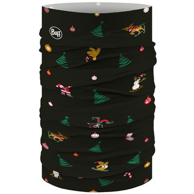 BUFF Оригинальный праздничный шарф EcoStretch 1347698171000, унисекс, черный, теплый шарф для шеи