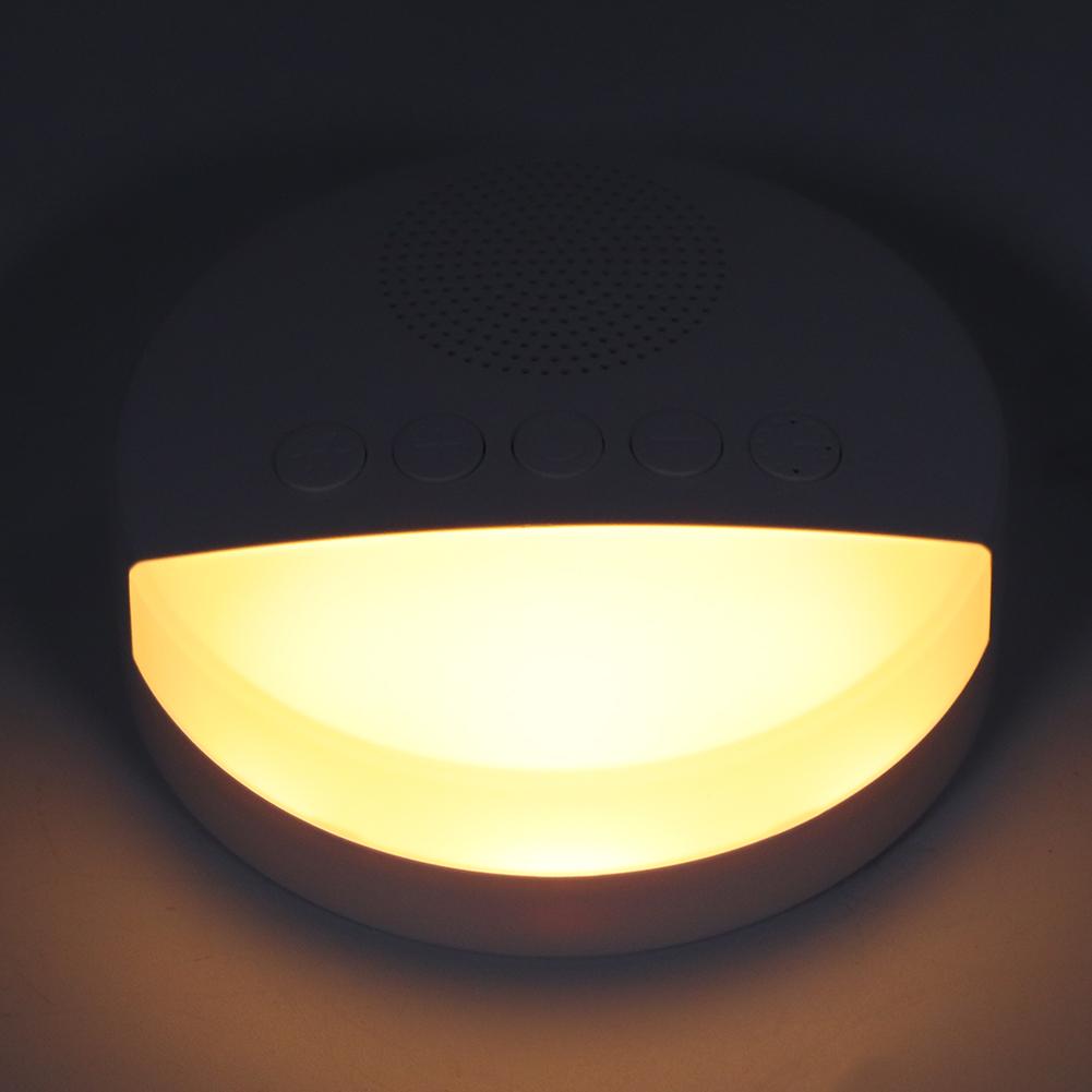 White Noise Sleep Instrument Portable Aid Breathing Night Light for Kid Baby USB Charging