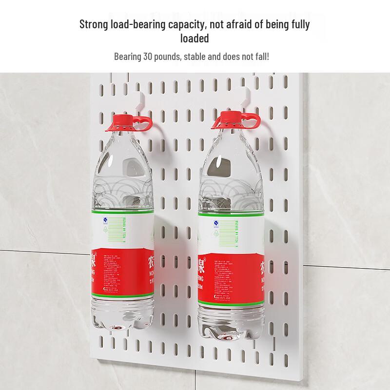 Miflame DIY Pegboard Wall Storage Shelf