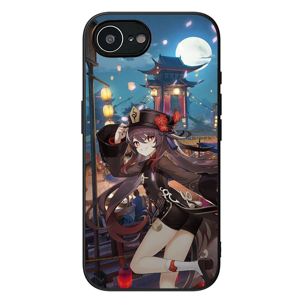 Cover for Samsung Galaxy A05 A06 A14 A50 A51 A52 A12 A13 A17 A70 A07 A25 A26 A56 A23 M53 Case Genshins Impacts Hu Tao HuTao