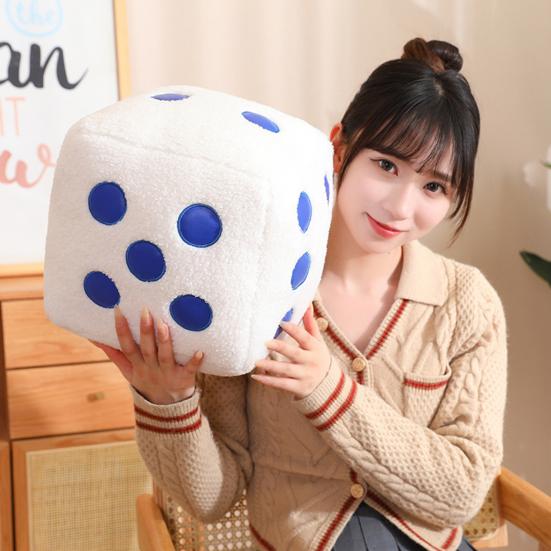 Dice Plush Doll Comfortable Soft PP Cotton Plush Dice Doll Funny
