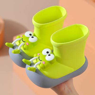 Детская дождевая обувь, детская дождевая одежда для малышей, резиновые сапоги, мультяшная водонепроницаемая детская обувь для среднего возраста, мультяшный детский дождь для детского сада