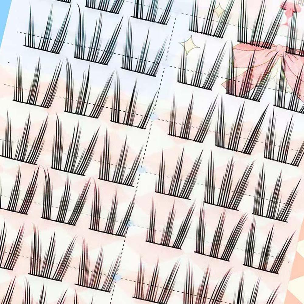 Lashes Extension Individual Cluster Eyelashes C Curl Segmented Eyelashes Bundles  Grafting Lashes