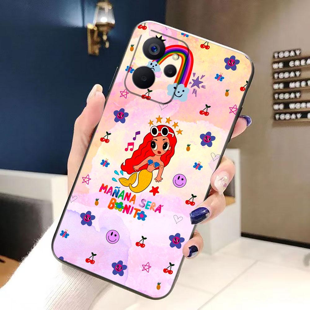 Чехол для телефона Sera B-Bonito Manana K-Karol G для Realme C75 C71 C65 C63 C55 C53 C35 C33 C30 C21 7 6 5 GT NEO 2 NARZO 50 X50