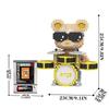 25 см Кавайный 3D Медведь Строительные Блоки, Игрушки для Сборки, Украшения, Декор для Дома, Строительные Блоки, Развивающие Игрушки, Игрушки в Подарок
