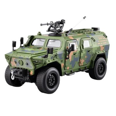 1/20 DongFeng Bravewarrion Бронированный взрывозащищенный автомобиль Литой металлический модельный автомобиль Домашние модные игрушки Украшения Коллекция Хобби День рождения