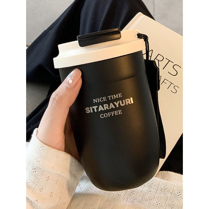 Large-Capacity Thermos Cup for Women, Good-Looking Ice Cup, Portable Car Coffee Cup, Outdoor Sports Water Bottle, Tea Cup