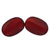 2 шт. Отражатель заднего брызговика 6,2*4,3 см, черный и красный