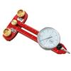 Saw Bench Calibration Locator High Accuracy 0-120mm  Way Bearing Table Saw Alignment Gauge for 3/8 X 3/4 Inch T Slot Track