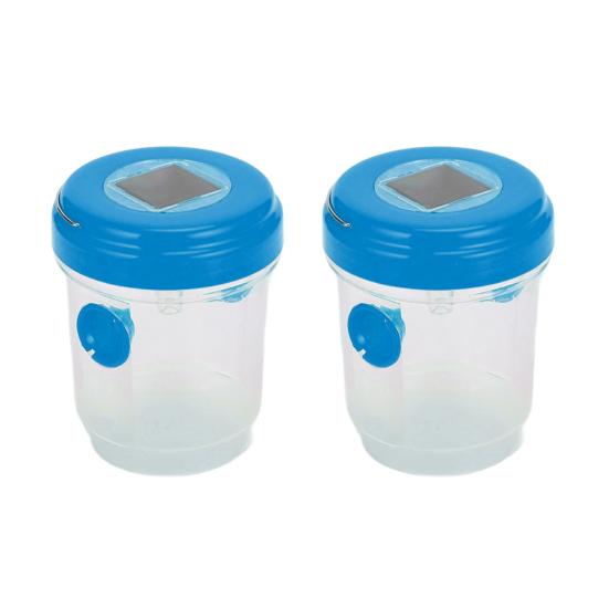 2/4 шт. Уличная подвесная ловушка для ос на солнечной батарее, ловушка для шершней и пчел