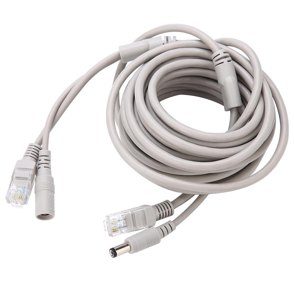 5M10M15M20M RJ45+DC Ethernet CCTV кабель для IP-камер NVR система 10 Мбит/с100 Мбит/с (5M)
