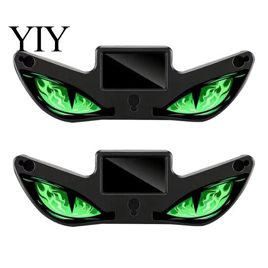 Automotive Interior Accessories Solar Devil Eyes Light for Windshield, Magnetic Installation Window Warning Sign with Three Custom Car Display