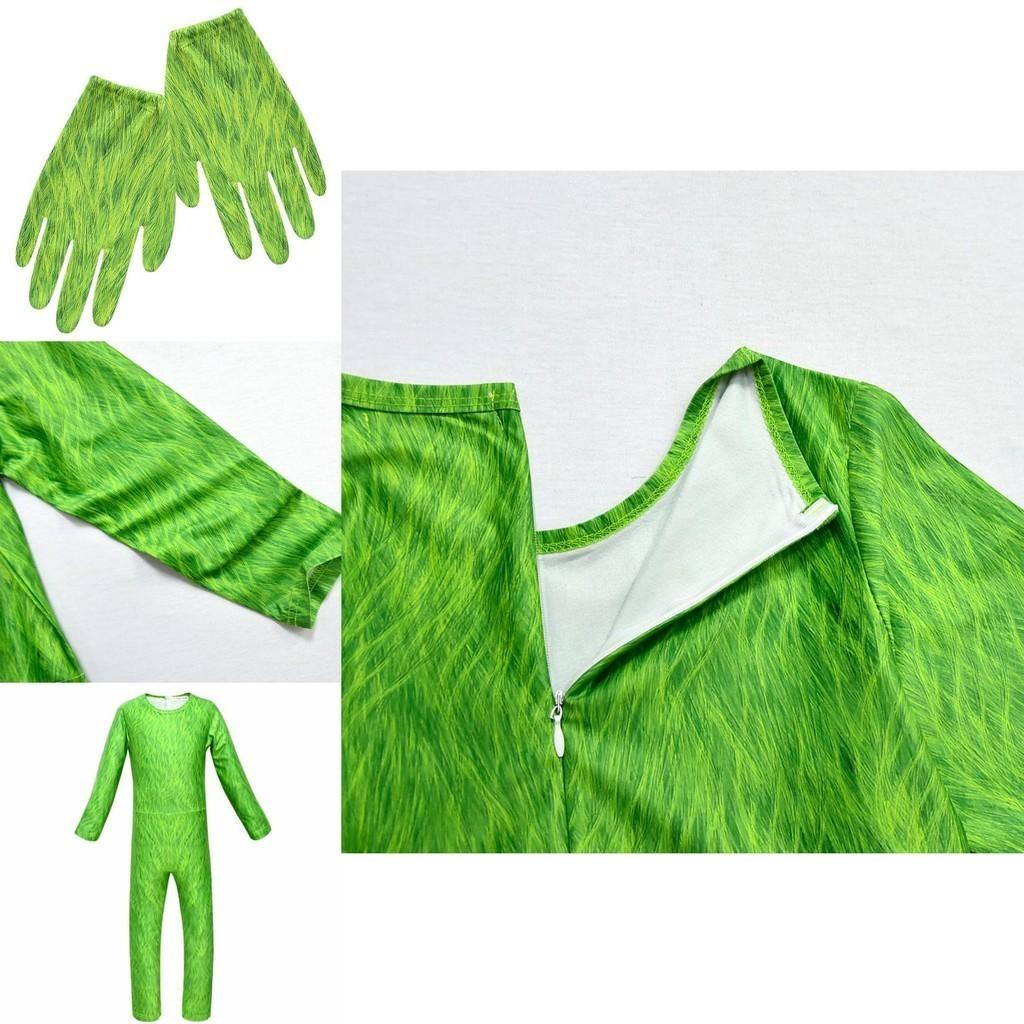 Привлекательный костюм Гринча для косплея для детей. Идеально подходит для Хэллоуин-вечеринок!