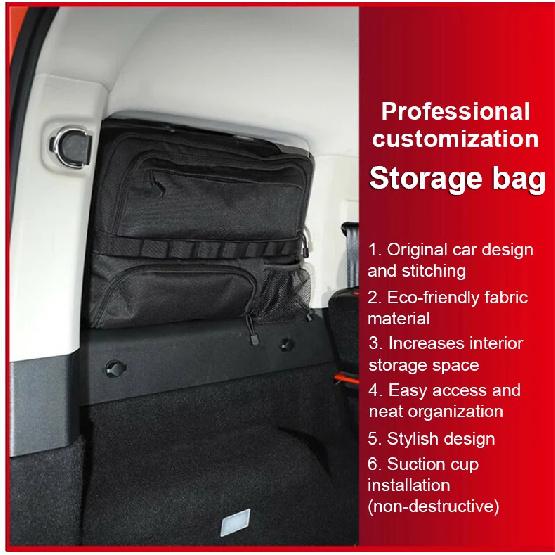 Car Storage Bag For GWM Tank 300 Accessories 2021~2026 Car Modified Tailgate Trunk Side Window Glass Storage Bags Large Capacity