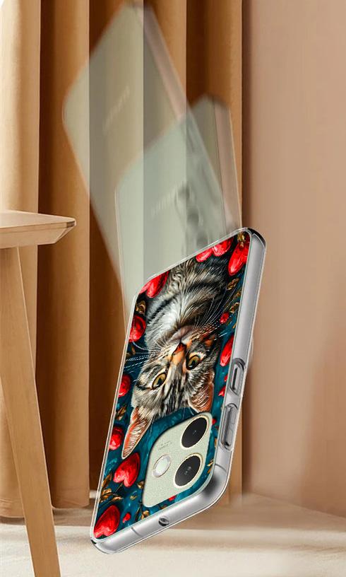 Etui Do Oppo A5 Pro Obudowa Foto Case Plecki Grafika Kotek + Szkło 9H