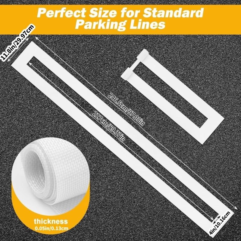 Standard Size 4x88Inch Parking Lot Line Templates for Consistent Marking