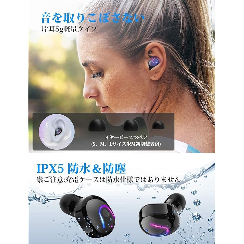 [Новинка 2024 года] Беспроводные наушники Bluetooth5.4 наушники bluetooth наушники Наушники работают 6 часов Общее время работы: 200 часов 1200 мАч зарядка