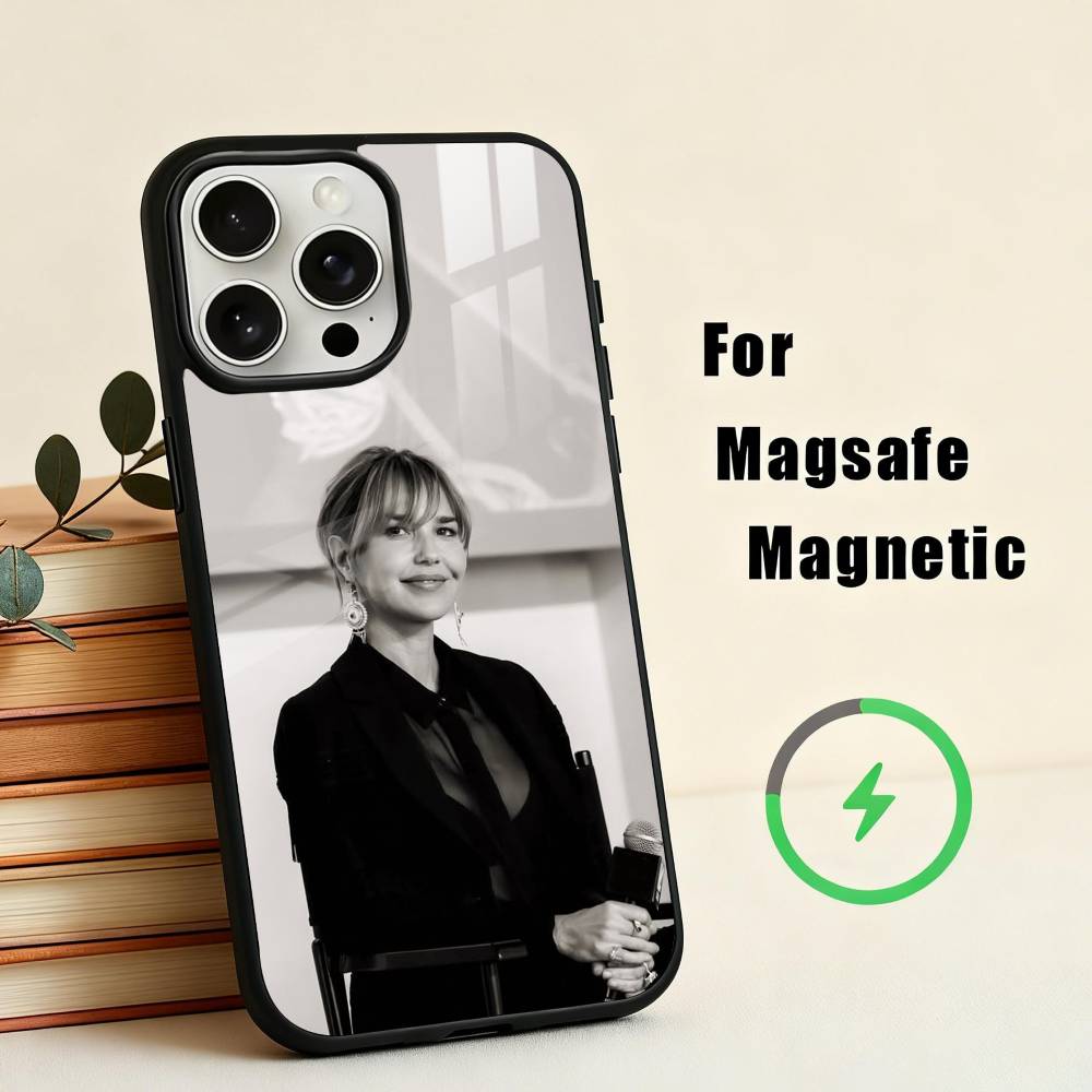 Чехол для телефона с изображением актрисы A-Arielle K-Kebbel Для iPhone17,16,15,14,13,12,11 Plus, С чехлом для магнитной беспроводной зарядки