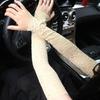 1 Pair Lace Gloves Anti-UV Summer Driving Gloves Cuff Sunscreen Long Arm Women Ladies Covered Scar
