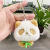 Whimsical Panda Plush Keychain Soft Toy Adorable Animal Charm For Bags Gifts
