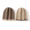 % Pure cashmere hat women's double-layer thickened outdoor shopping knitted hat bag head cold hat