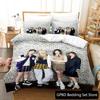 Luxury New 3D Print KPOP FIFTY FIFTY Merch Cupid Album Bedding Set Boys Girls Twin Queen King Size Duvet Cover Bed boys Adult