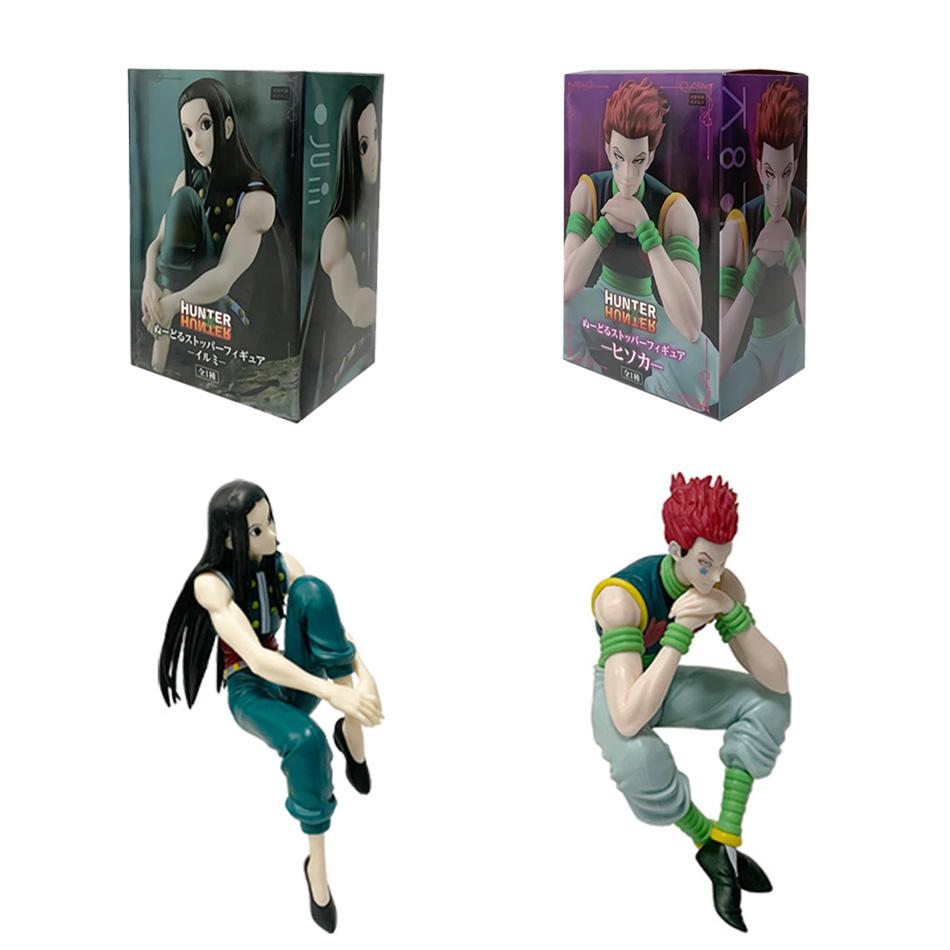 Фигурка Аниме Hunter×Hunter Иллуми Хисока Коллекция Фигурок Модель Stopper для Лапши Игрушки Комната Набор на Двух Коллекция