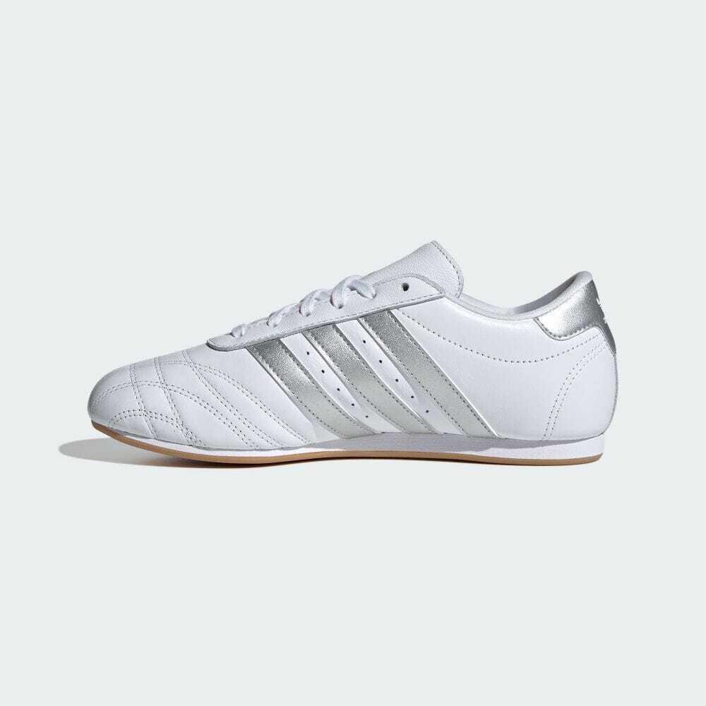 JS1192 adidas Originals Таэквондо Шнуровка Обувь Белый Серебристый Металлик Резина (Мужской