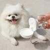 300 мл портативная бутылка для воды для собак со складной миской и ремешком, дорожная кормушка для домашних животных для маленьких и средних кошек и собак