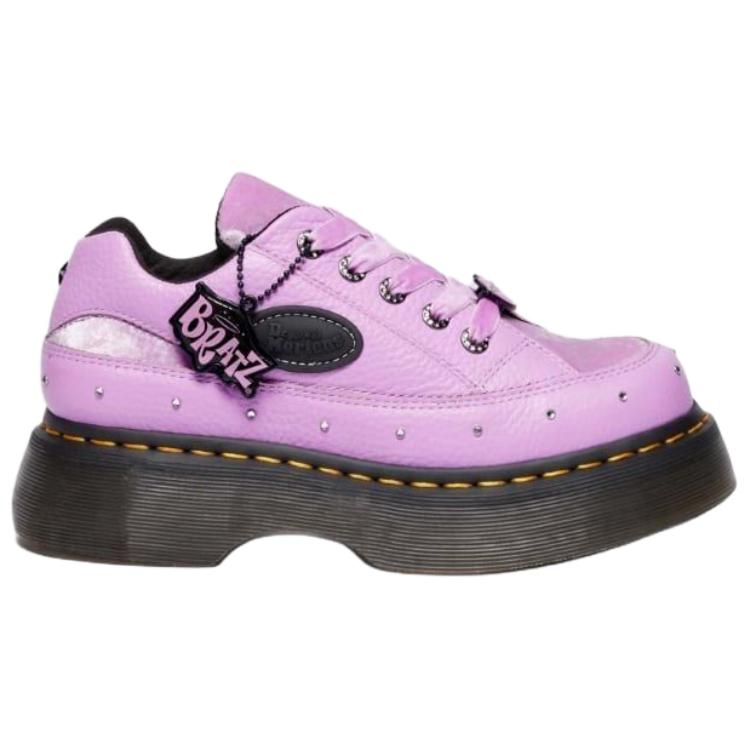 Братц х Доктор. Martens Buzz 5-Eye Фиолетовые Клепки Женские Кроссовки Bratz-Purple 41787500