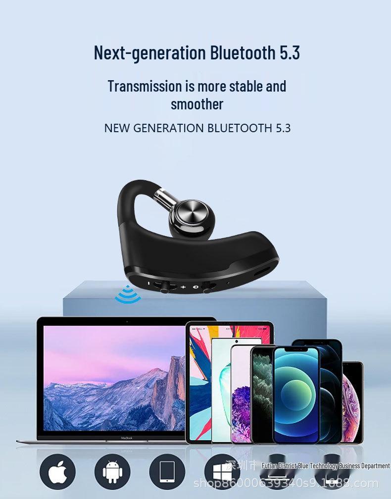 Высококачественные спортивные Bluetooth-наушники с костной проводимостью и креплением для автомобиля, совместимые с Apple и Android