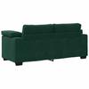 2 Seater Sofa Dark Green 180x77x82 cm Velvet