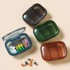 3 Grids Pill Box Mini Medicine Case Tablet Pill Organizer Case Dispenser Travel Tablet Holder Container Medicine Drug Storage Box