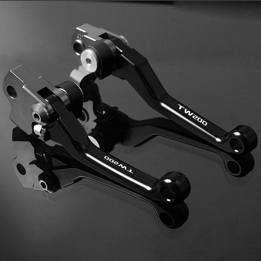 Motocross Dirt Bike CNC Pivot Brake Clutch Levers For YAMAHA TW200 TW 200 2000-2017 2016 2015 2014 2013 2012 2011 2010 2009