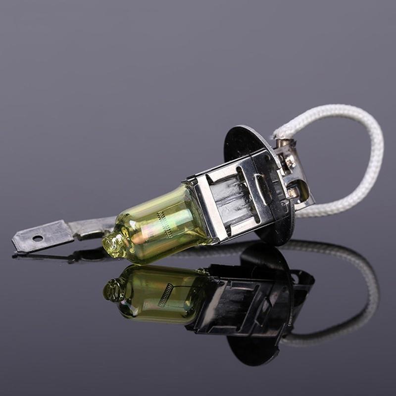 Новинка, 2 шт./лот, лампочки H3 4300K, автомобильные галогенные ксеноновые фары H3 12 В 55 Вт, желтые противотуманные фары