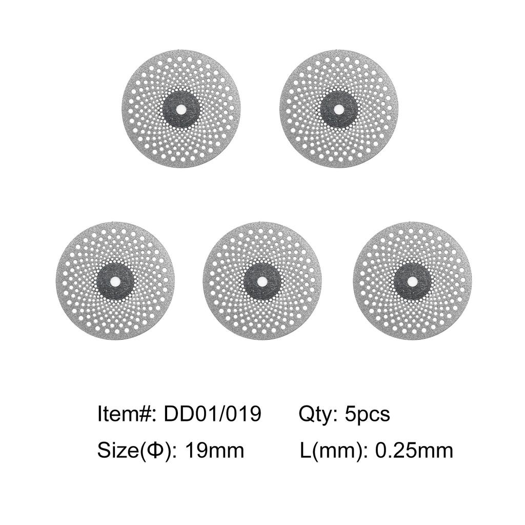 5pcs Dental Diamond Disc  Double Sided Grit Cutting