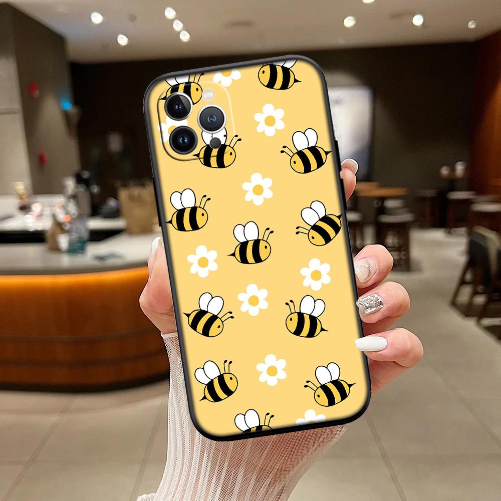 RA3 Art Bees Cartoon New High-End Shell Phone Case for Redmi Note 8 9 Pro Max 9S 9T 9C NFC 8T 8A 10A A4