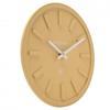 Interval Minimalist Wall Clock 30cm - Yellow