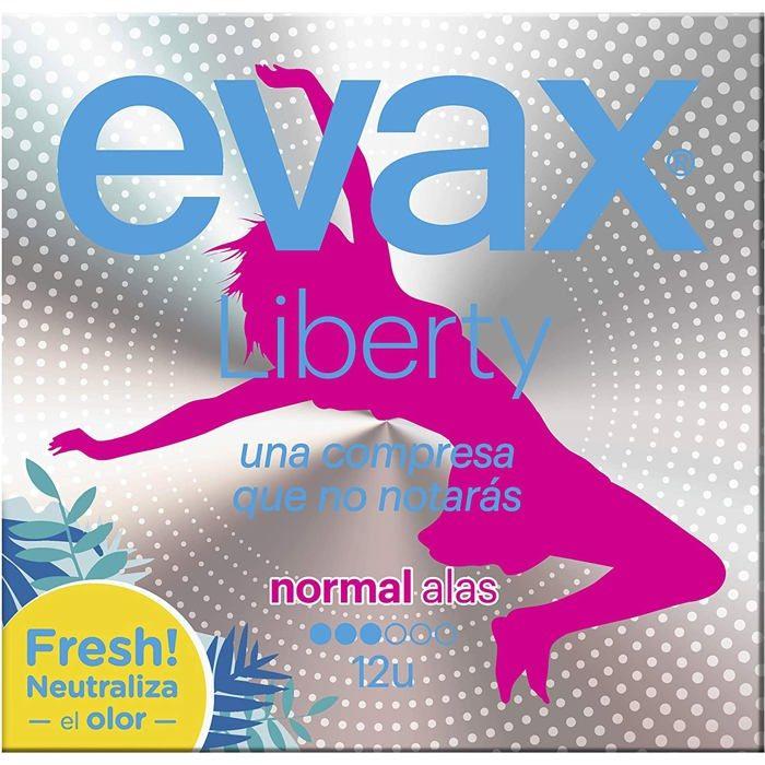 Evax Liberty Обычные Гигиенические Прокладки с Крылышками 12 Штук