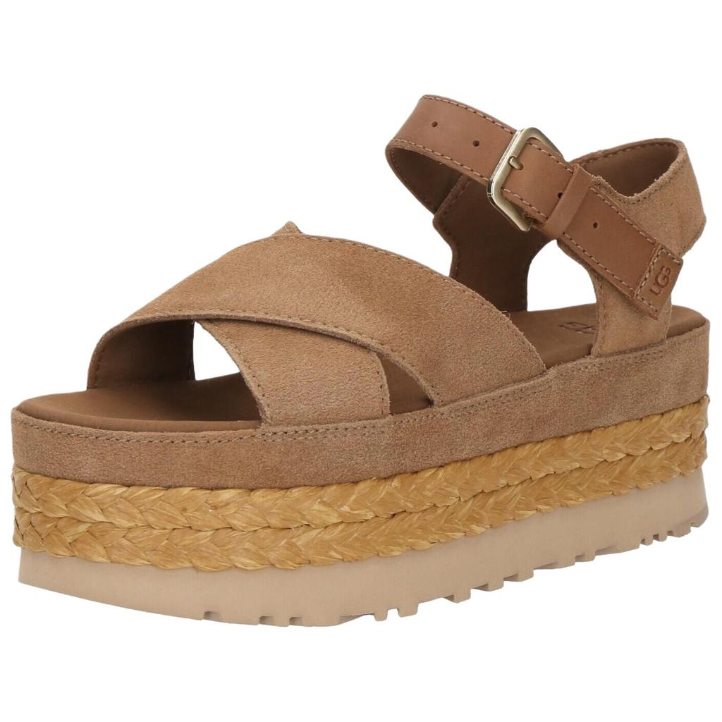 UGG Aubrey Модный тренд Сандалии на одном ремешке Женские сандалии Коричневые 1167471-CHE