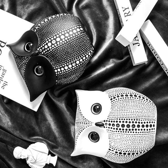 Прекрасная птица, сова, модель из смолы, фигурка, орнамент, украшение для домашнего рабочего стола